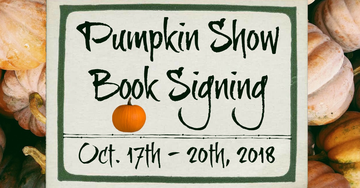 Pumpkin Show Book Signing